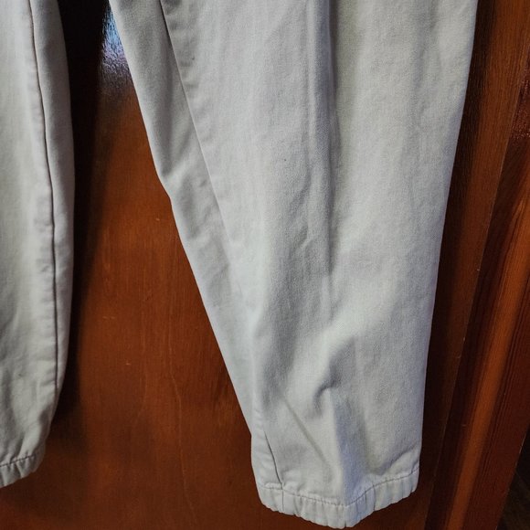 Men's 38x34 Natural Fit Tan L.L. Bean Double L Flannel Lined Jeans - Picture 5 of 10